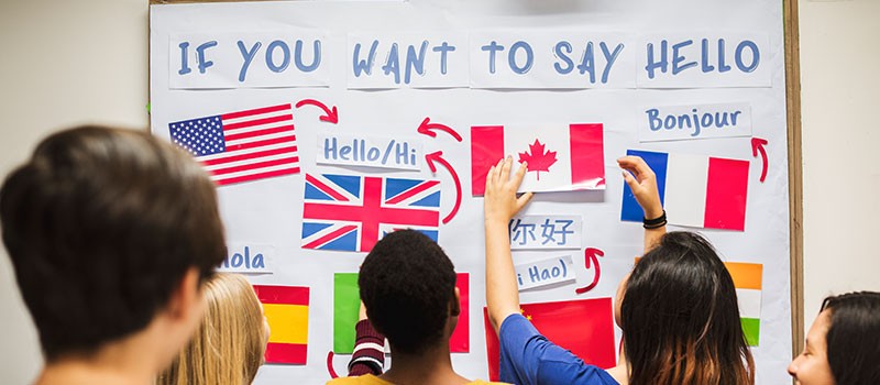 آموزش زبان برای مهاجرت