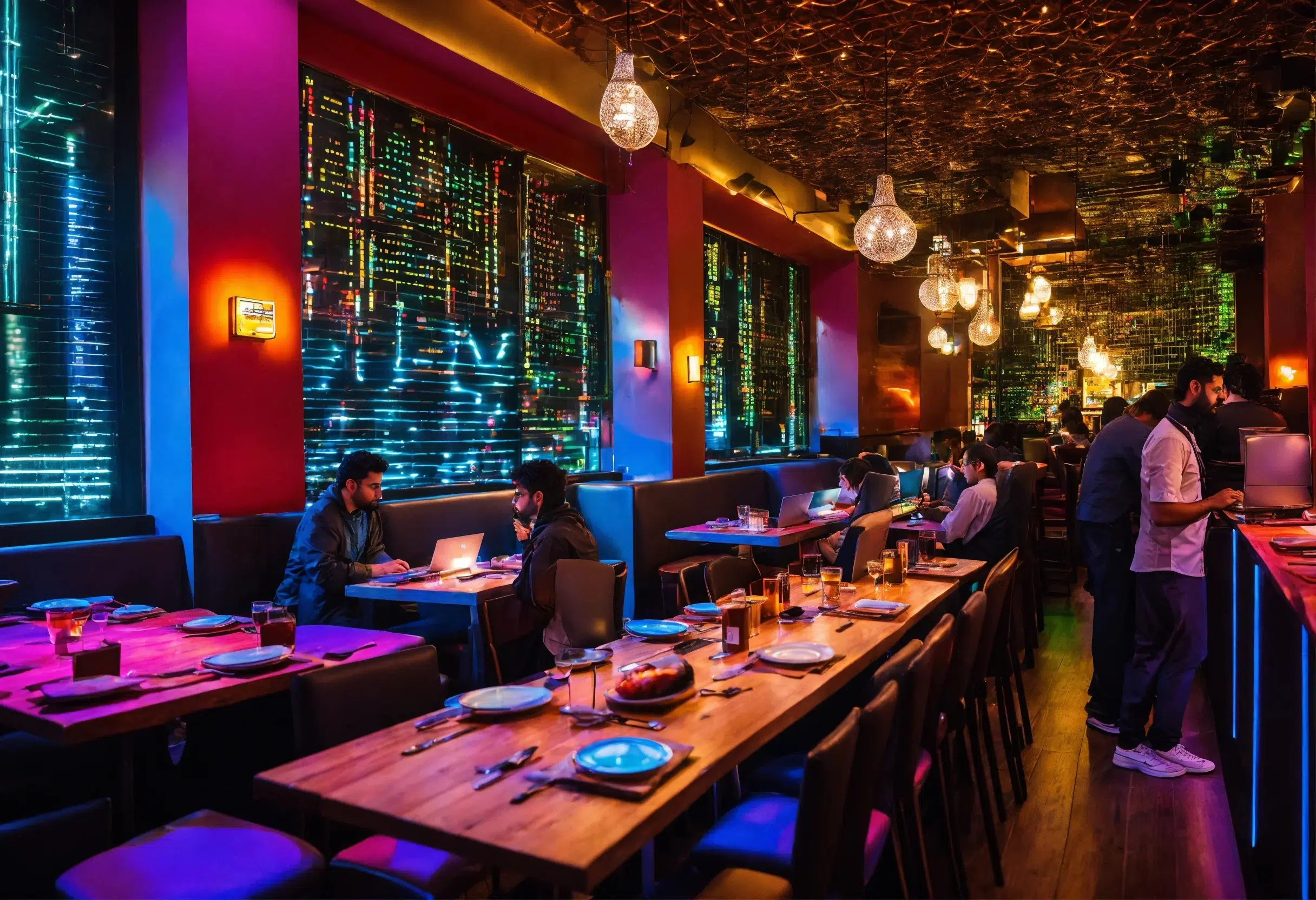 دیتای هکشده اسنپفود چه ایدههای تجاری را در اختیار رقبا قرار داده است؟ 6 A view of an Iranian restaurant where all the cust 1 سامانه رصد شبکه های اجتماعی | هشتگ | رصد فضای مجازی| سوشال لیسنینگ